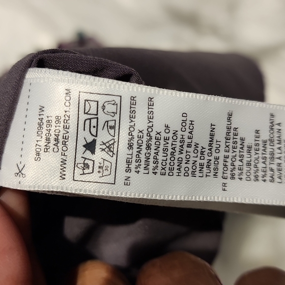 Forever 21 XXI Flip Sequins ruched misection Dress SZ med - Picture 6 of 9